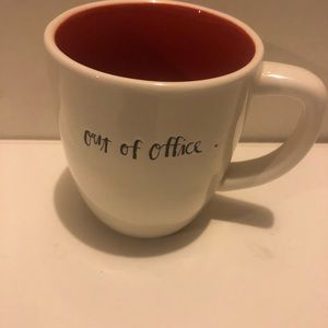 Rae Dunn Out Of Office Mug Red Interior Home Bound
